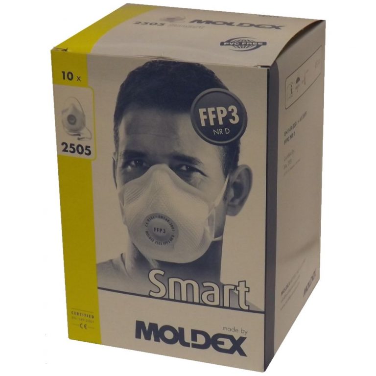 Moldex 2505 FFP3 Dust Masks For Fine Toxic Dusts X 10 - AFS