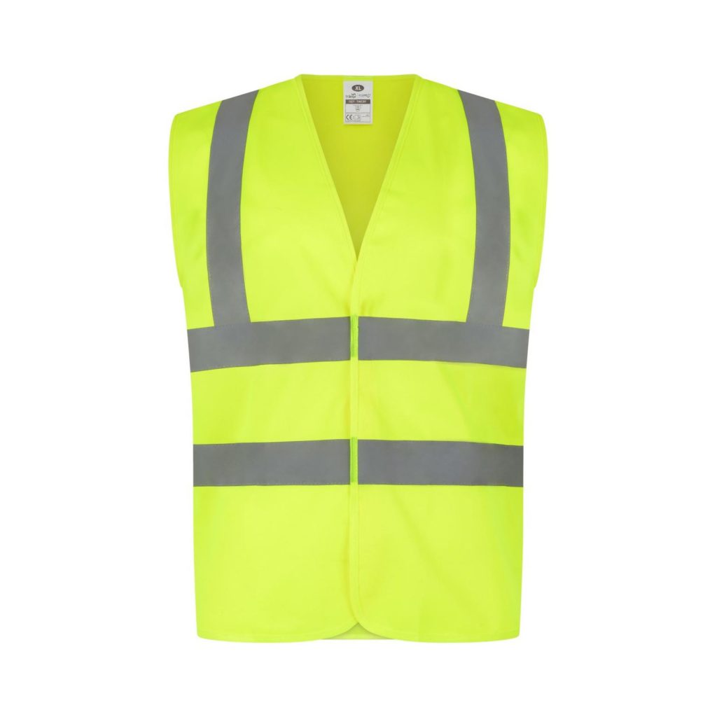 Fire Warden Hi-Vis Vest Yellow - AFS